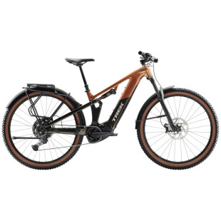 Trek Powerfly FS + EQ Svartorange
