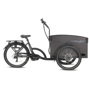 Vogue Lådelcykel Journey + MD Mattsvart